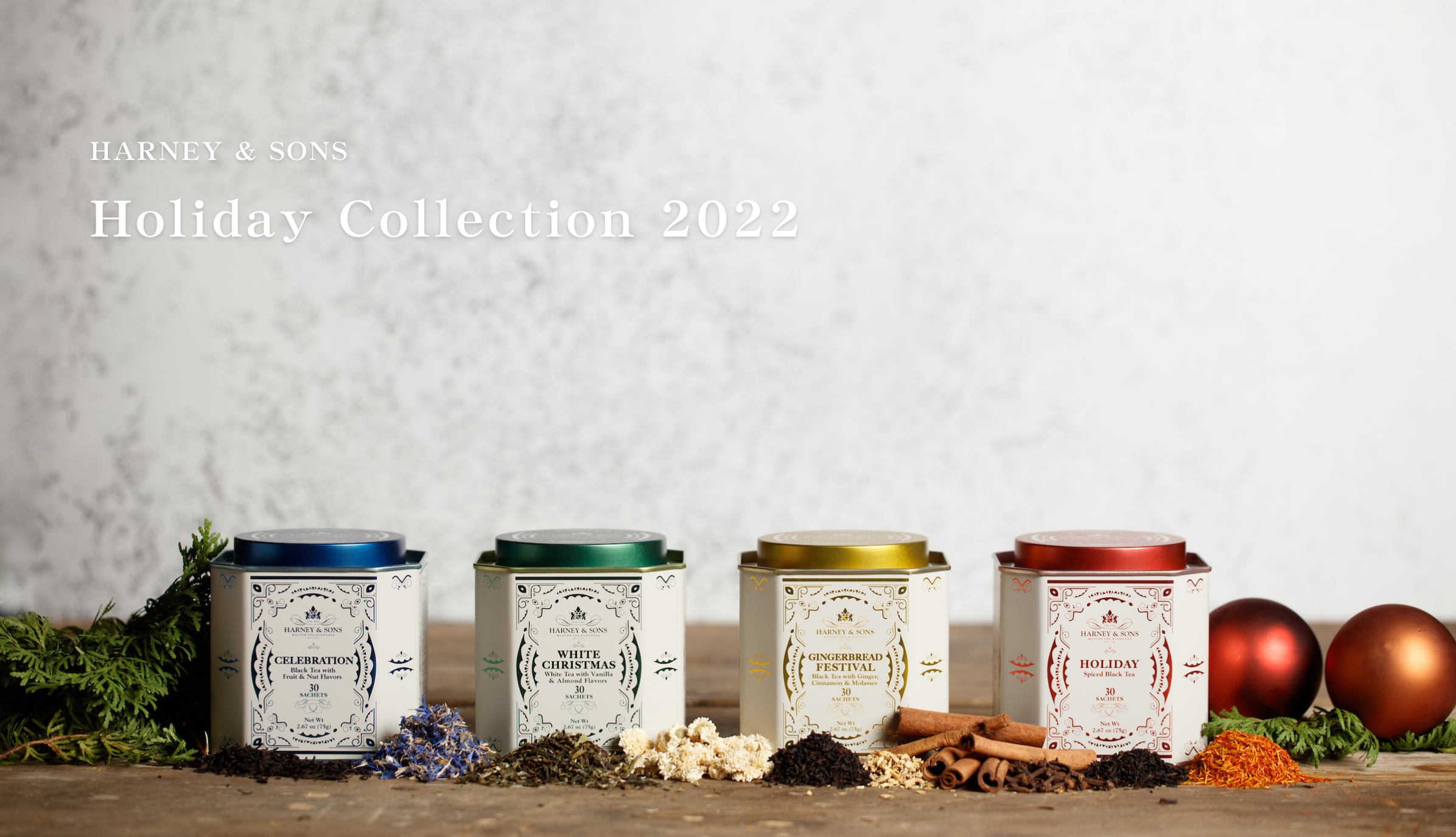 HARNEY & SONS Holiday Collection 2022 – HARNEY & SONS JAPAN