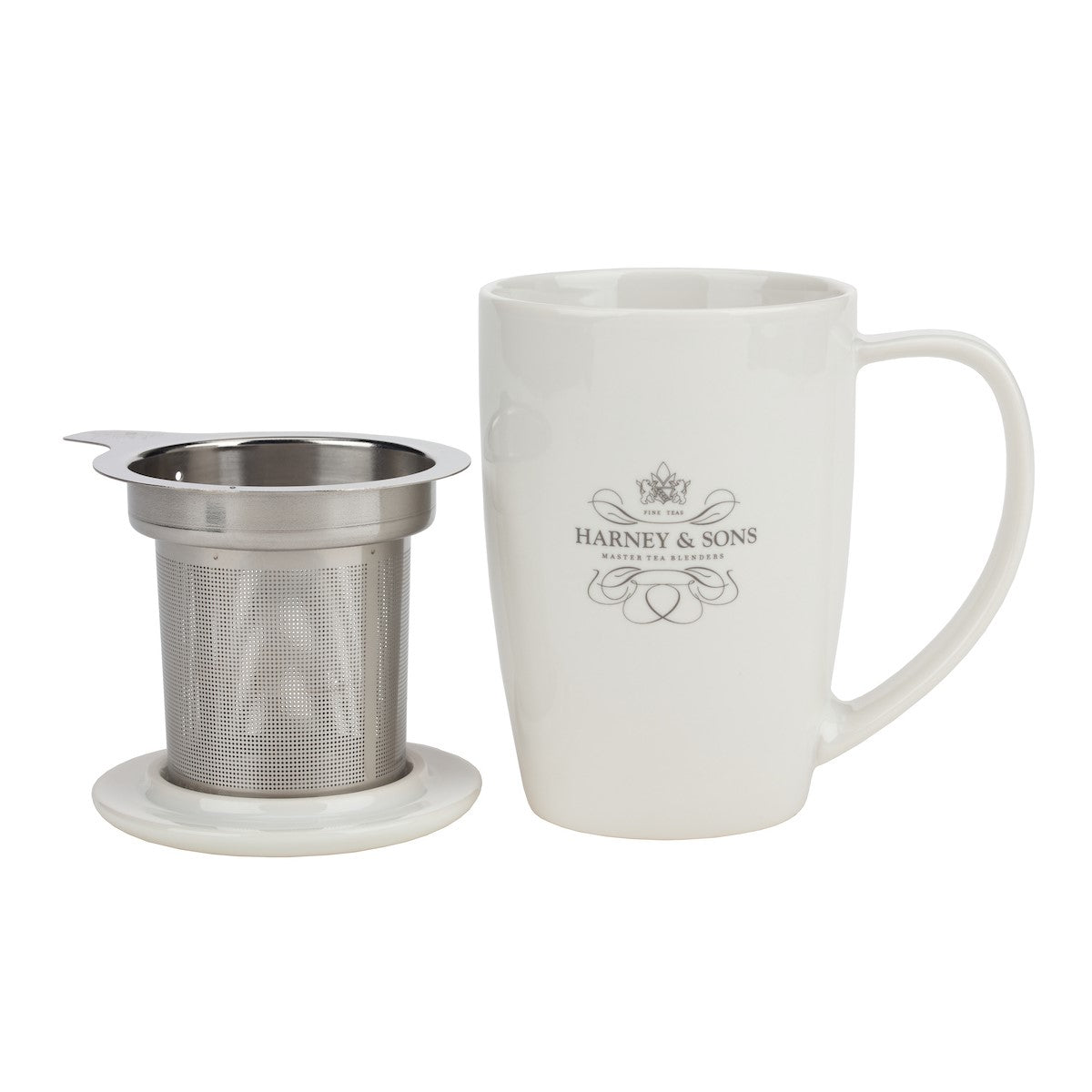 Tea MUG / filter in Black Gift BOX マグカップ (インフューザー付き)