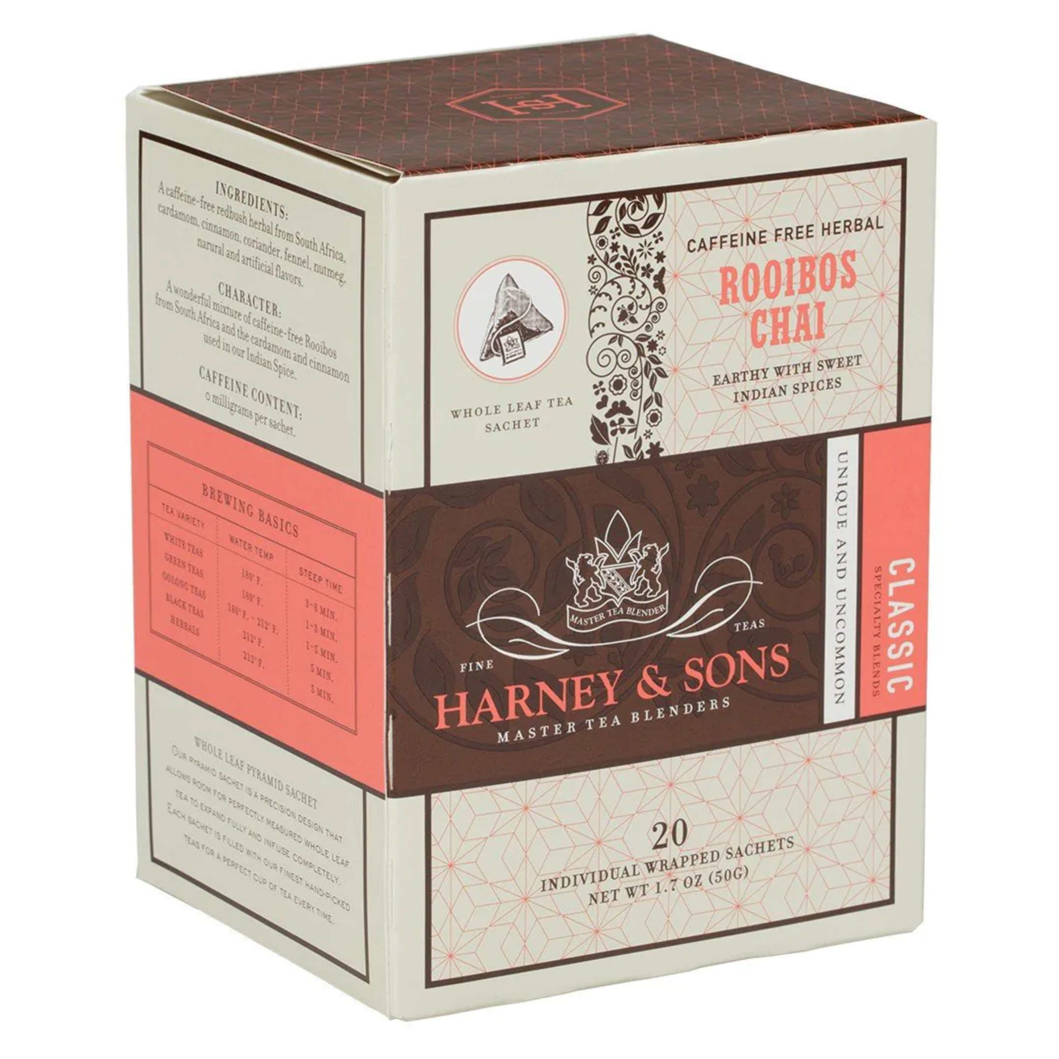 HARNEY & SONS 紅茶2缶 パリ オーガニックルイボスチャイ - 茶